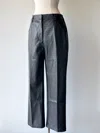 Skies Are Blue Women's Marty Pants In Black Croc Pattern