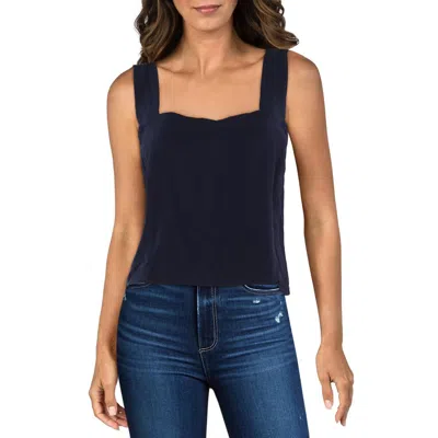 Skies Are Blue Womens Solid Cropped