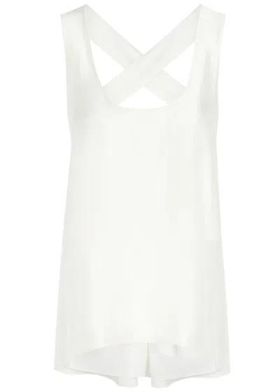 Skiim Ruby Silk Top In White