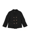 Skill Officine Skill_officine Toddler Boy Blazer Black Size 4 Linen In Multi