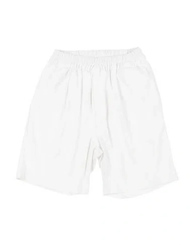 Skill Officine Babies' Skill_officine Toddler Boy Shorts & Bermuda Shorts White Size 4 Cotton, Elastane