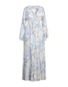 Skills & Genes Woman Maxi Dress Lilac Size 6 Polyester, Viscose In Purple