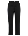Skills & Genes Woman Pants Black Size 26 Cotton, Elastane In Black