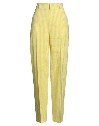 Skills & Genes Woman Pants Yellow Size 6 Cotton