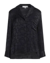 Skills & Genes Woman Shirt Midnight Blue Size 6 Viscose In Blue