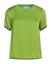 Skills & Genes Woman Top Green Size S Viscose In Green