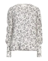 Skills & Genes Woman Top Ivory Size 12 Viscose In White