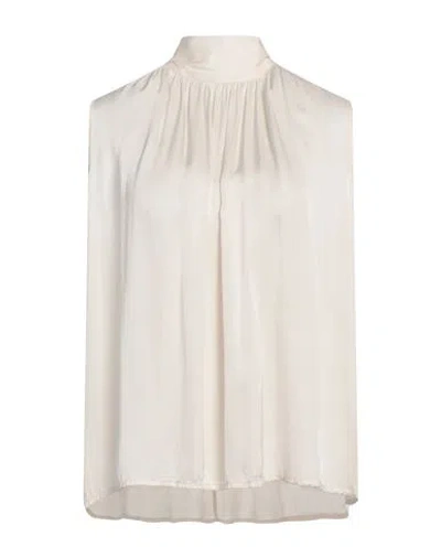 Skills & Genes Woman Top Ivory Size L Viscose In White