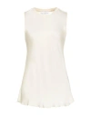 Skills & Genes Woman Top Ivory Size L Viscose In Neutral