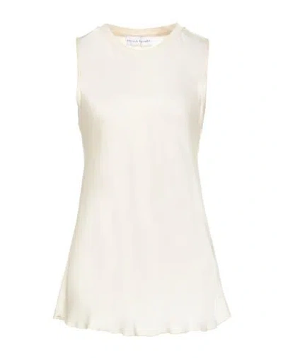 Skills & Genes Woman Top Ivory Size L Viscose In White
