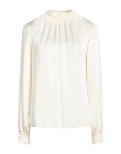 Skills & Genes Woman Top Ivory Size S Viscose In White