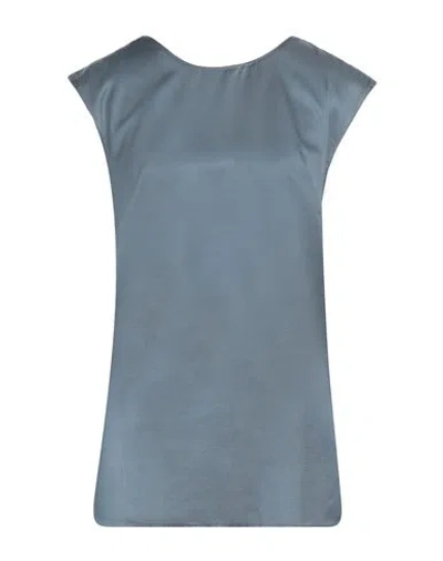 Skills & Genes Woman Top Lead Size 10 Viscose In Grey