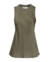 Skills & Genes Woman Top Military Green Size L Viscose