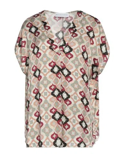 Skills & Genes Woman Top Sand Size 2 Viscose In Beige