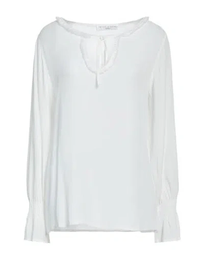 Skills & Genes Woman Top White Size 6 Viscose