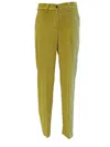 Skills-genes Skills & Genes Trousers With Pleat In Giallo