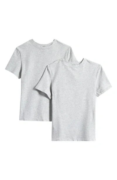 Skims 2-pack Stretch Cotton Jersey T-shirt In White