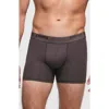 Skims 3-inch Stretch Modal Boxer Briefs In Iron