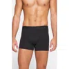 Skims 3-inch Stretch Modal Boxer Briefs In Obsidian