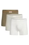 Skims 3-pack 3-inch Cotton & Modal Blend Boxer Briefs