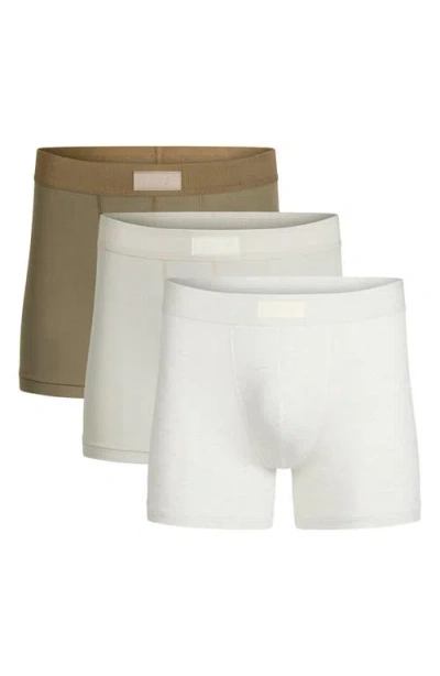 Skims 3-pack 3-inch Cotton & Modal Blend Boxer Briefs