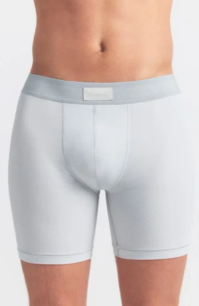 Skims 3-pack 5-inch Stretch Cotton & Modal Boxer Briefs In White