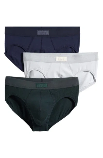 Skims 3-pack Cotton & Modal Blend Briefs In Multi