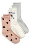 Skims 3-pack Sport Socks In Multi