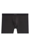 Skims 5-inch Cotton & Modal Blend Boxer Briefs In Obsidian