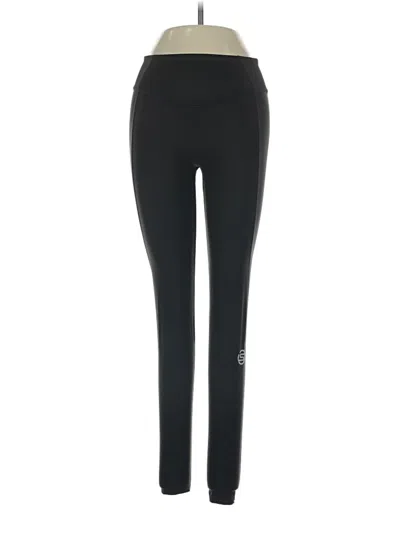 Pre-owned Skims Active Pants In Black