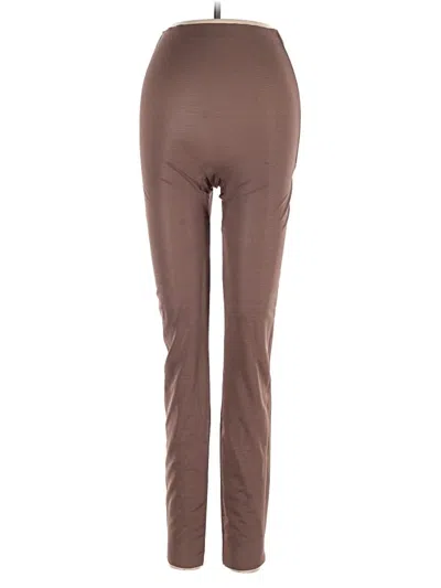 Pre-owned Skims Active Pants In Brown