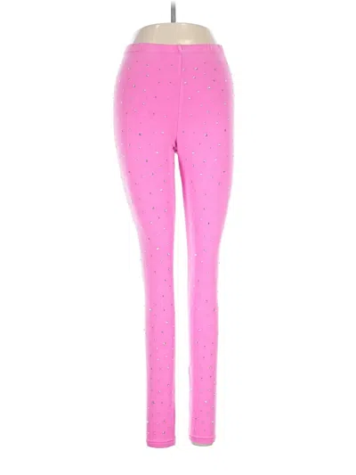 Pre-owned Skims Active Pants In Pink