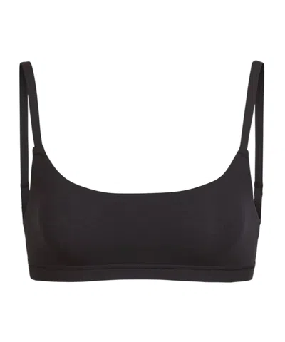 Skims Fits Everybody Scoop Neck Bralette In Black