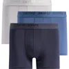 Skims Assorted 3-pack 3-inch Stretch Modal Boxer Briefs In Indigo Multi
