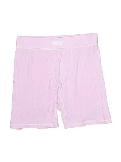 Pre-owned Skims Athletic Shorts In Pink
