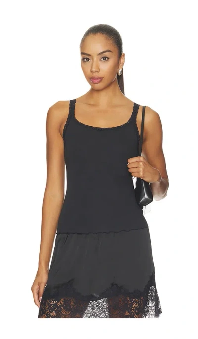 Skims Back To School Pointelle Cami Top In Black