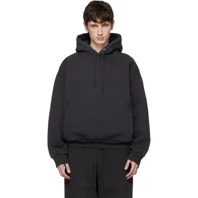 Skims Black Heavyweight Fleece Hoodie