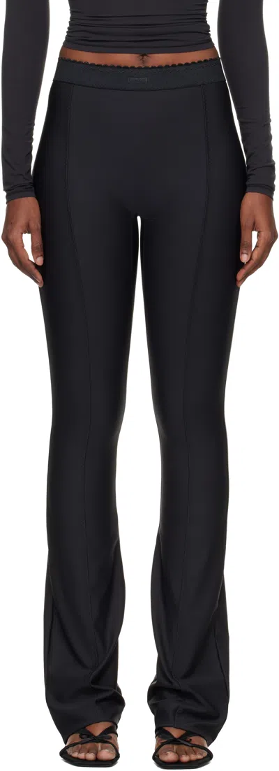 Skims Black  Body High-waisted Flare Trousers