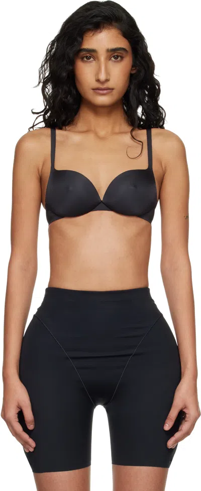 Skims Black  Ultimate Nipple Wireless Push-up Bra