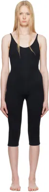 Skims Black Smooth Layers Capri Catsuit