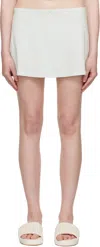 Skims Blue Drop Needle Pointelle Miniskirt