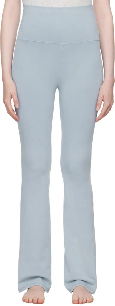 Skims Blue Outdoor Bootcut Lounge Pants In Denim