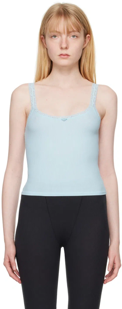 Skims Soft Lounge Tank Top In Celeste