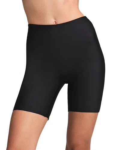 Skims Womens Onyx Sculpt Fitted Stretch-woven Shorts In Black