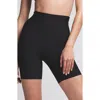 Skims Hip Enhancing Mid Thigh Padded Shorts In Black