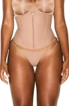 Skims Body Core Sculpt Waist Cincher In Animal Print