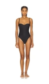 Skims Body Molded Underwire Bodysuit In Black