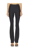 Skims High-waisted Flared Leggings In Black
