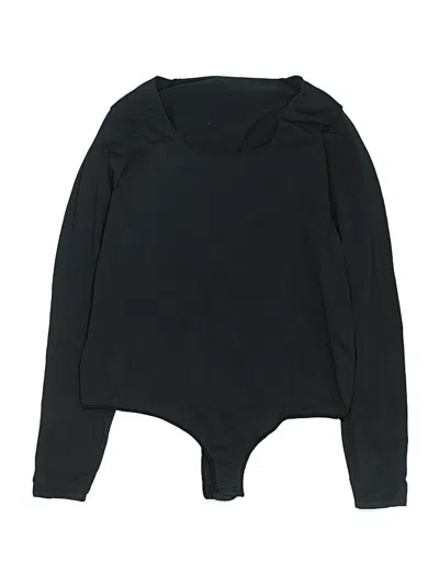 Pre-owned Skims Bodysuit In Black