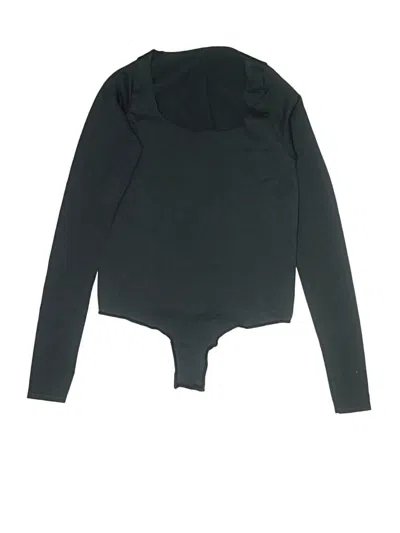 Pre-owned Skims Bodysuit In Black